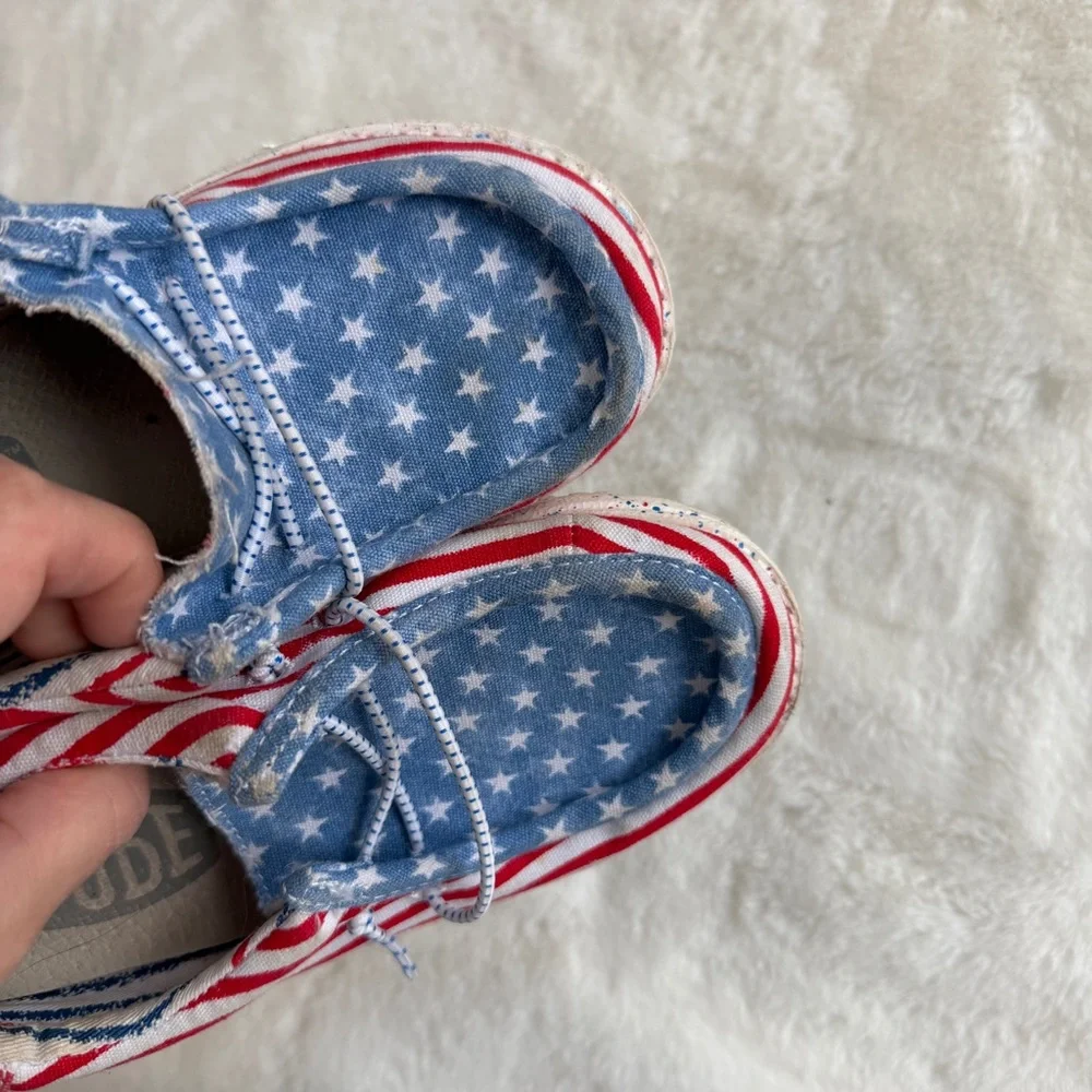 Hey Dude Wally Youth Patriotic Size 11 - Picture 13 of 13